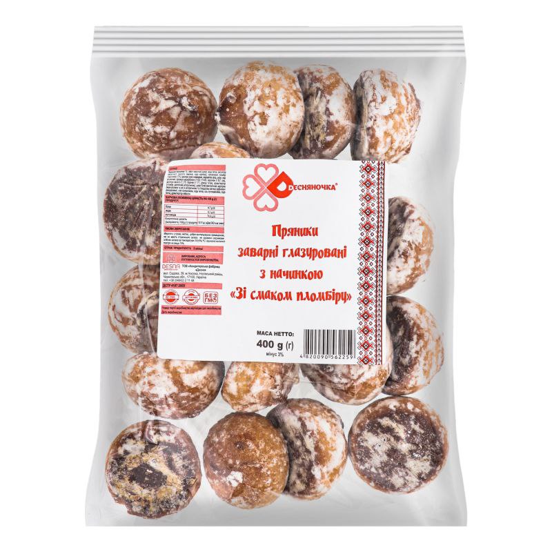 Пряники Десняночка Зі смаком пломбіру 400г